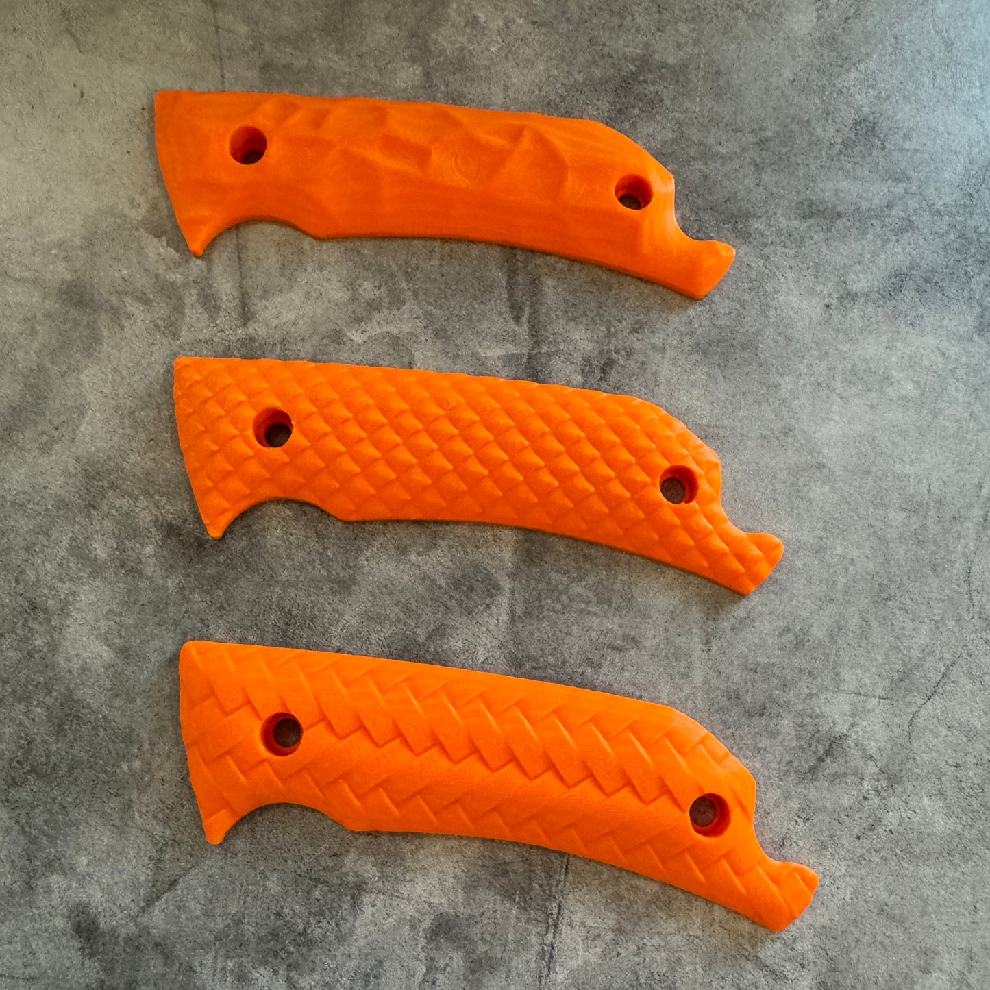 Various designs PLA handles / scales for Ka-Bar Jarosz Turok