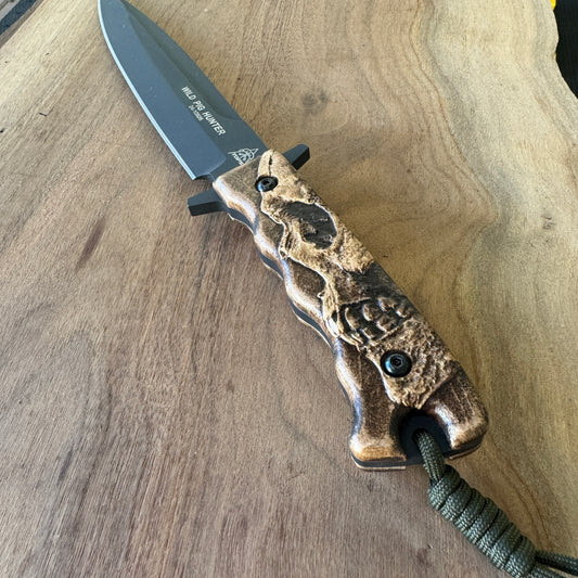 Shadowskull handles / scales for TOPS Wild Pig Hunter