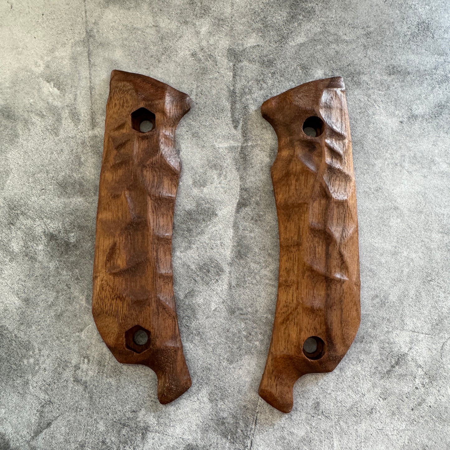 Royalcurl handles / scales for Ka-Bar Jarosz Turok