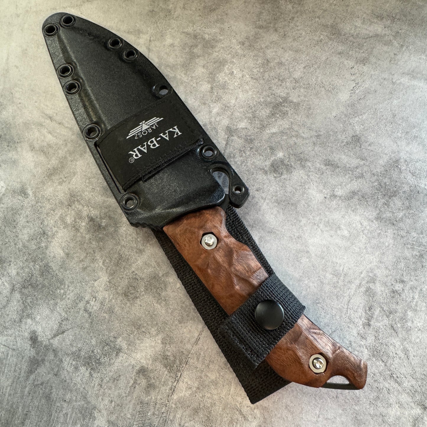 Royalcurl handles / scales for Ka-Bar Jarosz Turok