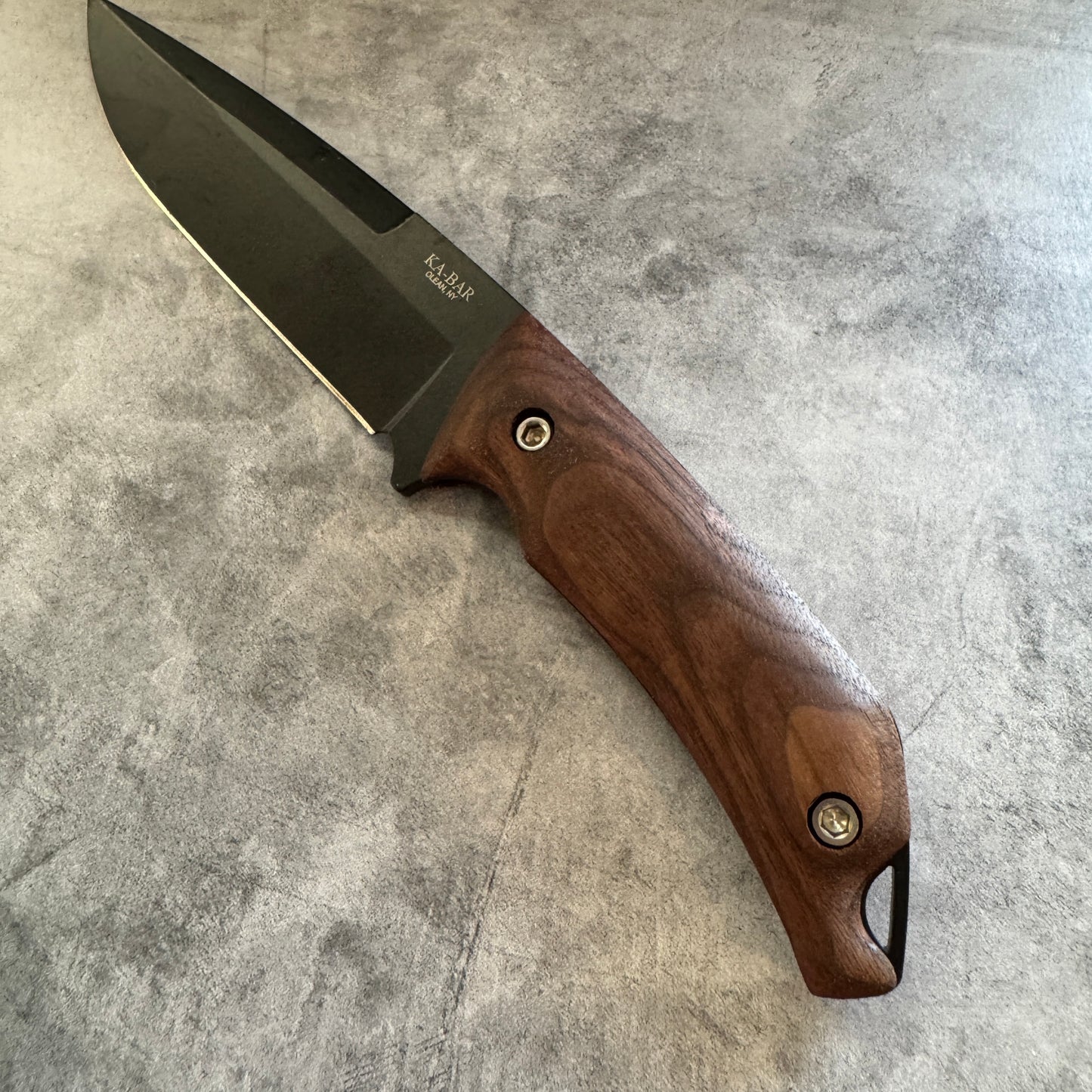 Walnut handles / scales for Ka-Bar Jarosz Turok