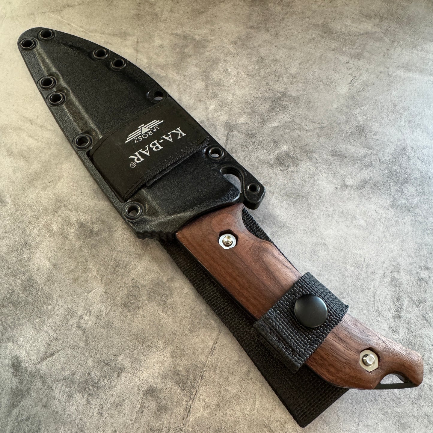 Walnut handles / scales for Ka-Bar Jarosz Turok