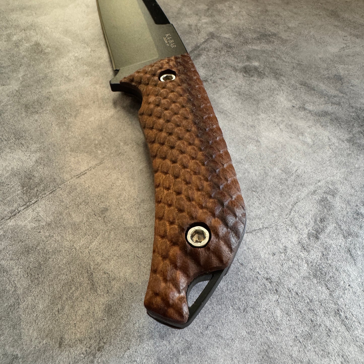 Dragonscale handles / scales for Ka-Bar Jarosz Turok