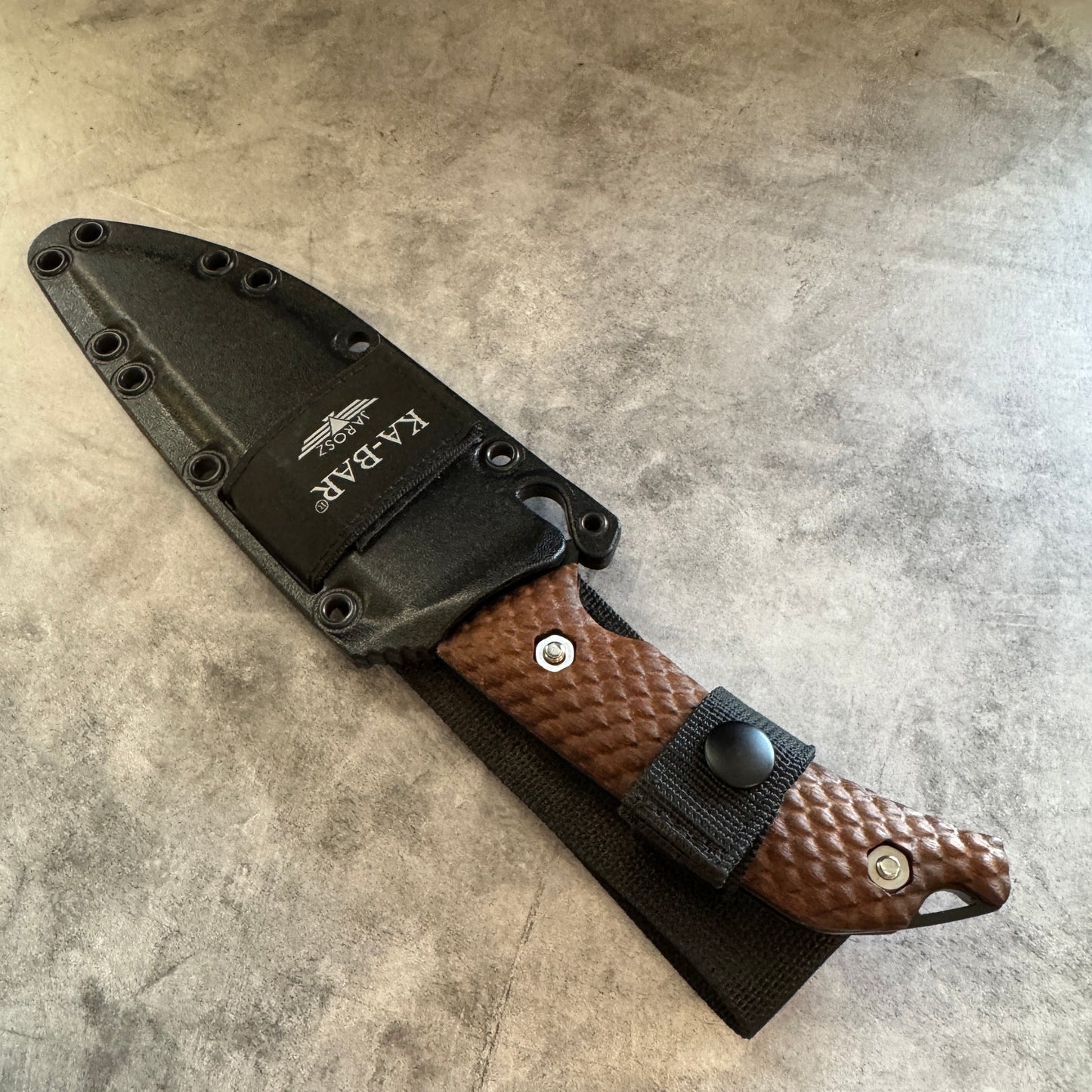 Dragonscale handles / scales for Ka-Bar Jarosz Turok
