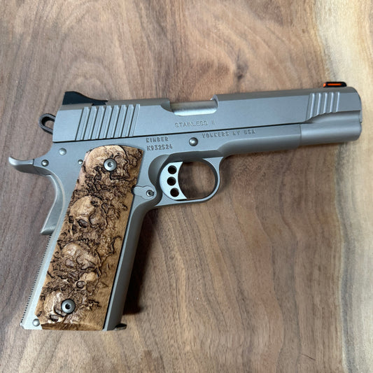 Graveguard 1911 grips, for full size government, custom made