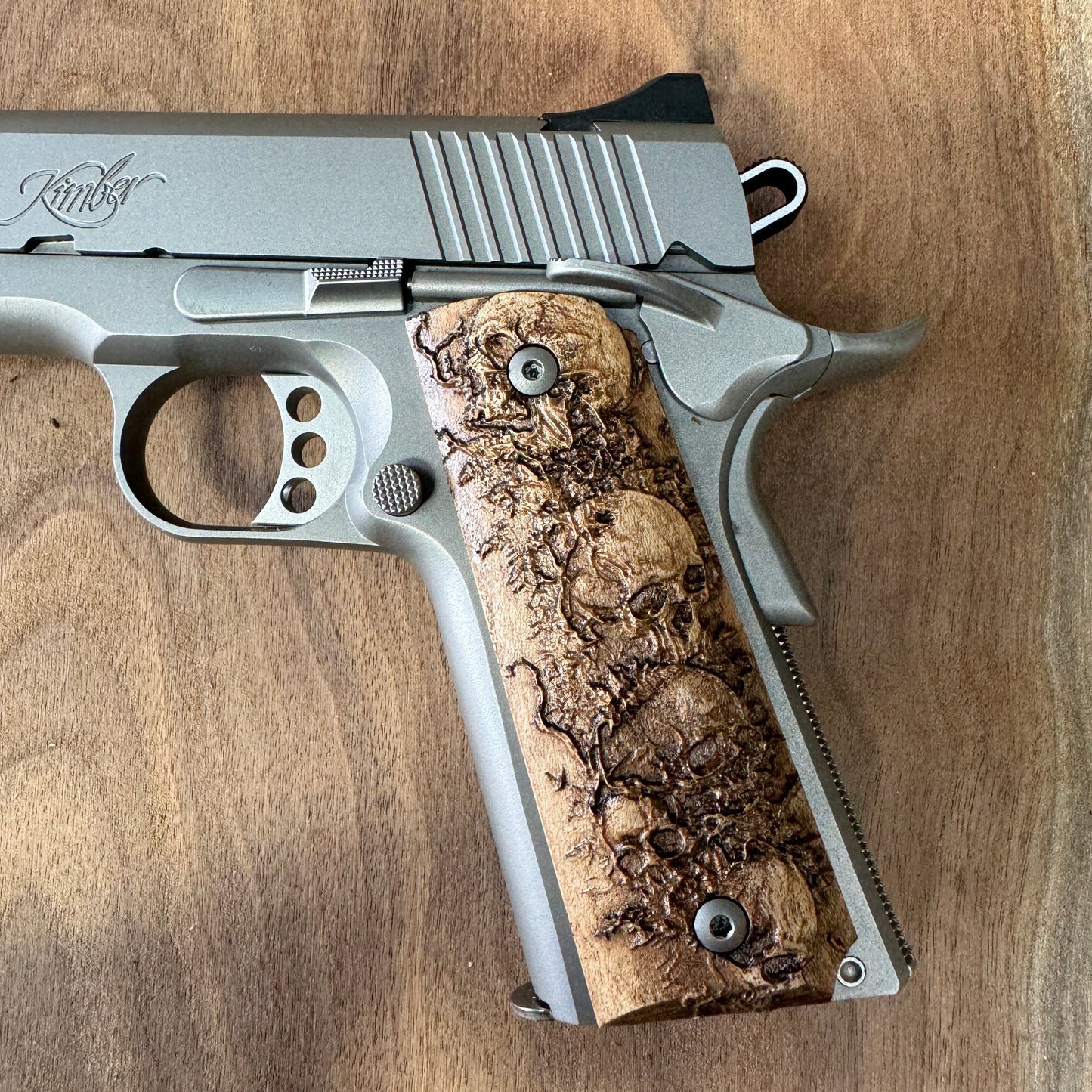 Graveguard 1911 grips, for full size government, custom made