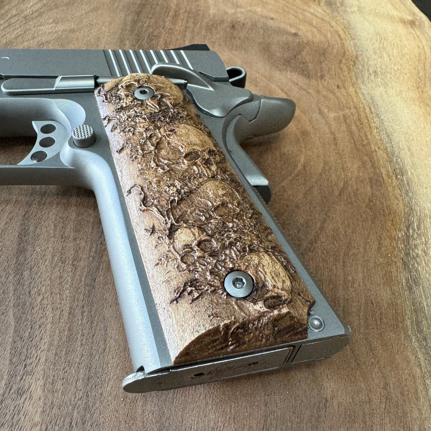 Graveguard 1911 grips, for full size government, custom made