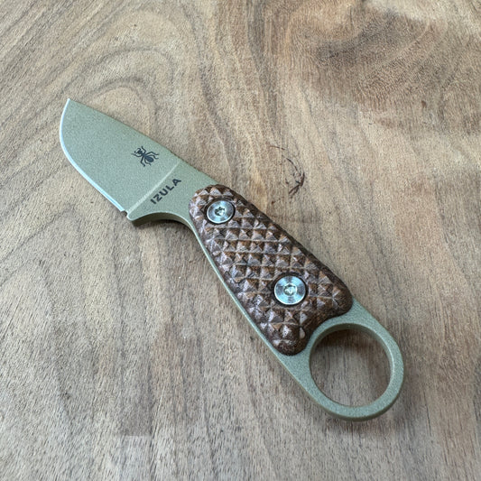 Checkered handles/scales for ESEE Izula