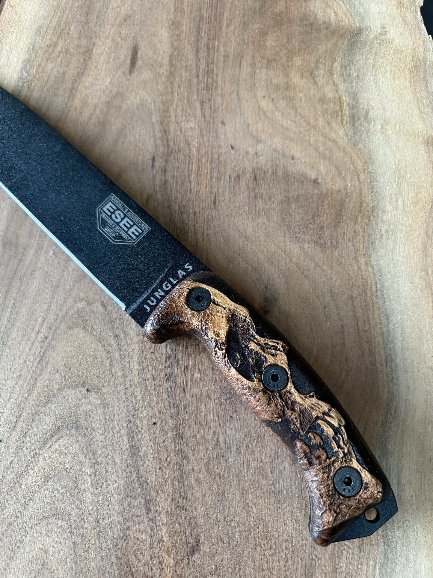 Shadowskull handles/scales for ESEE Junglas I/II and Cleaver