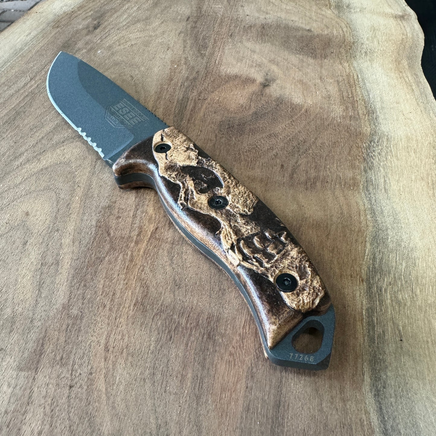 Shadowskull handles/scales for ESEE-5/6