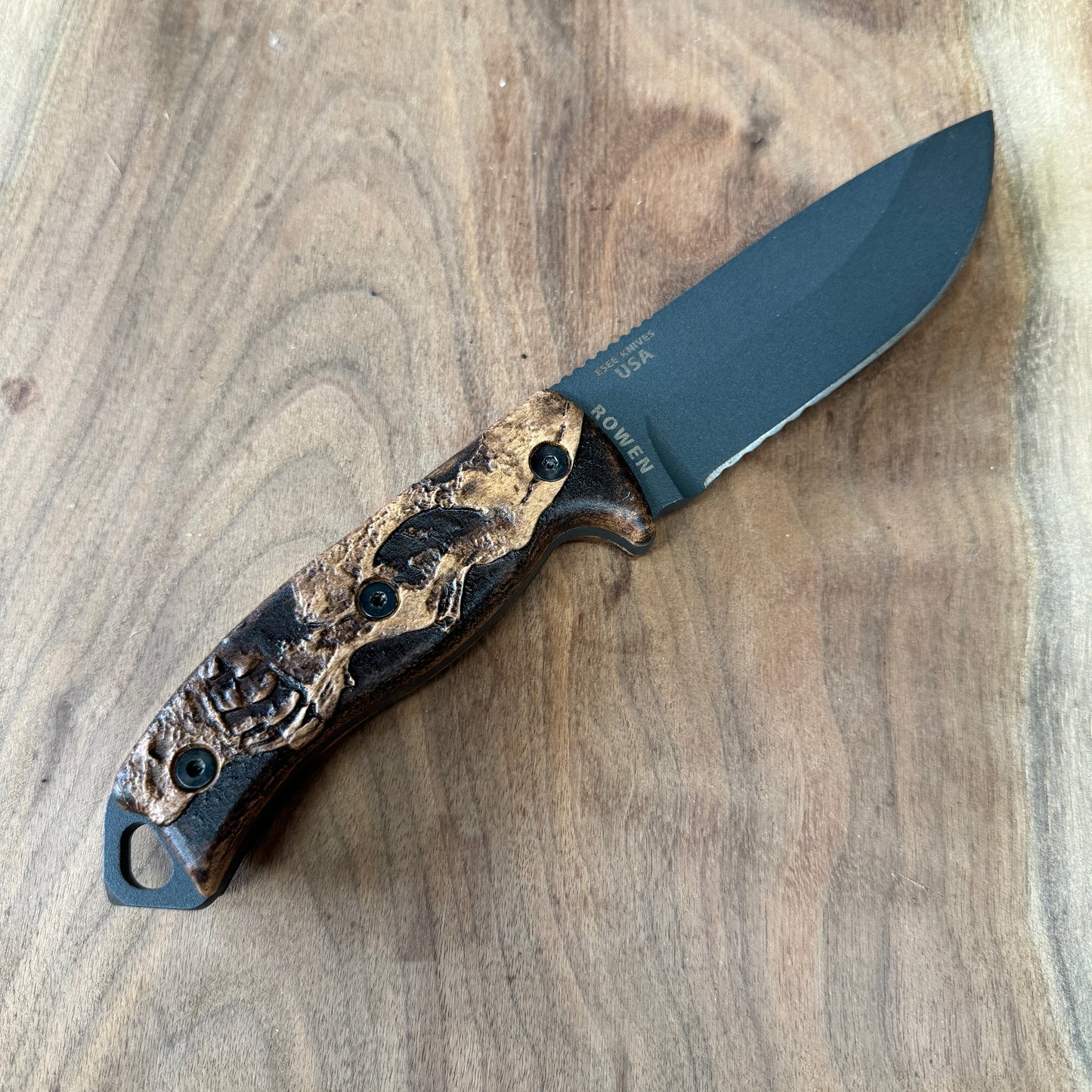 Shadowskull handles/scales for ESEE-5/6