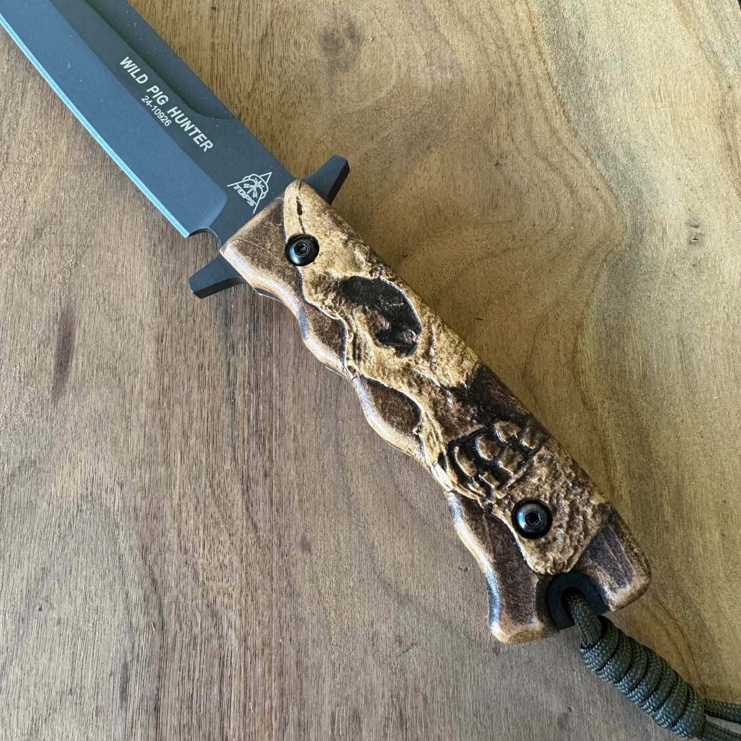 Shadowskull handles / scales for TOPS Wild Pig Hunter