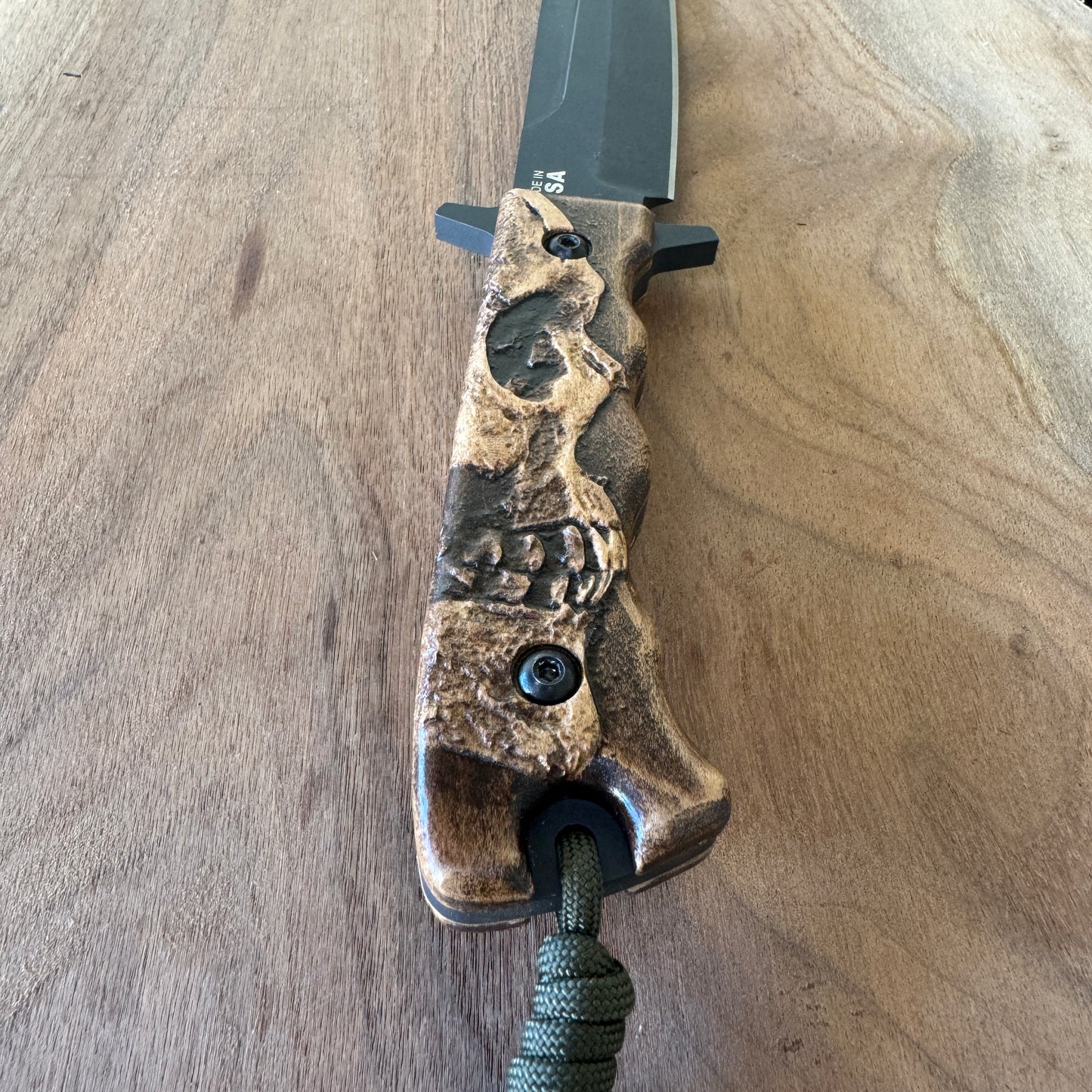 Shadowskull handles / scales for TOPS Wild Pig Hunter