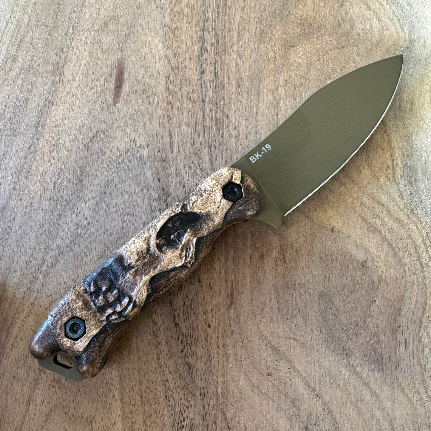 Shadowskull maple scales for Ka-Bar Becker bk-15,16,17,18,19, etc