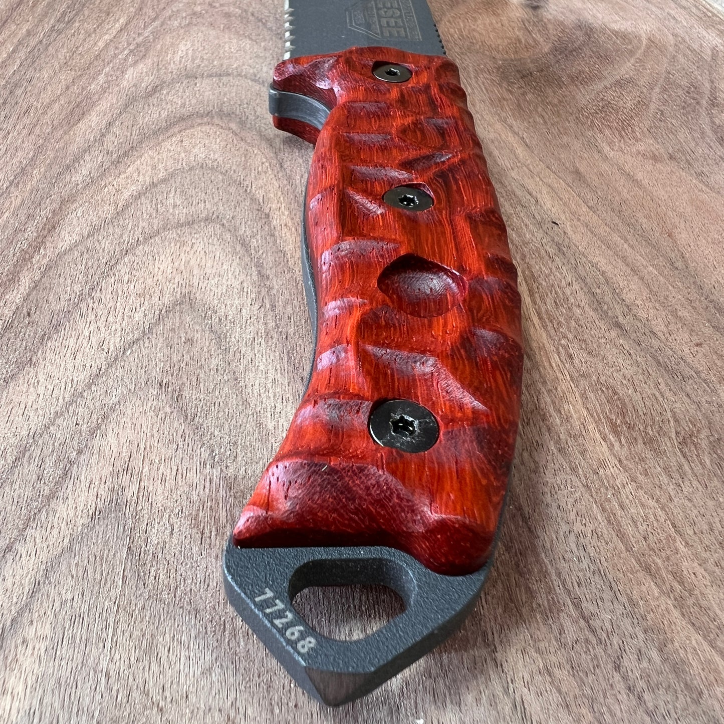 Royalcurl bloodwood handles/scales for ESEE-5/6