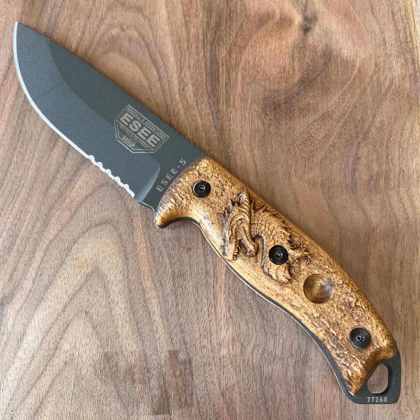 Dragon handles/scales for ESEE-5/6