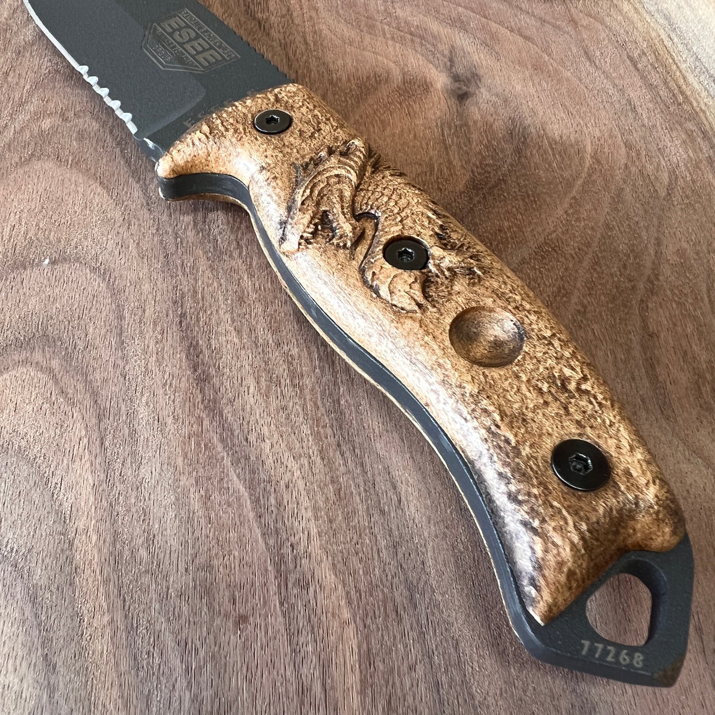 Dragon handles/scales for ESEE-5/6