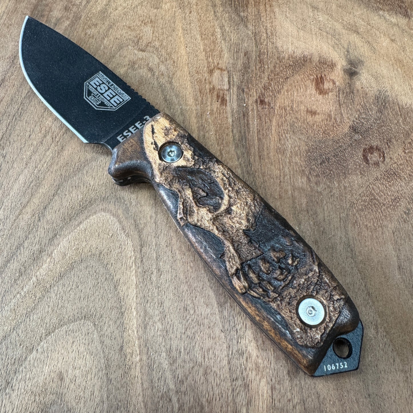 Shadowskull handles / scales for ESEE-3/4