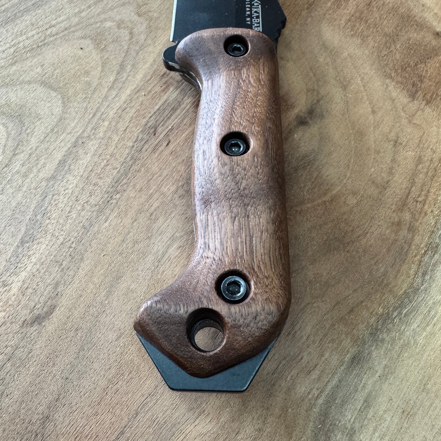 Walnut handles / scales for Ka-Bar Becker bk-2 bk-7 bk-9 etc