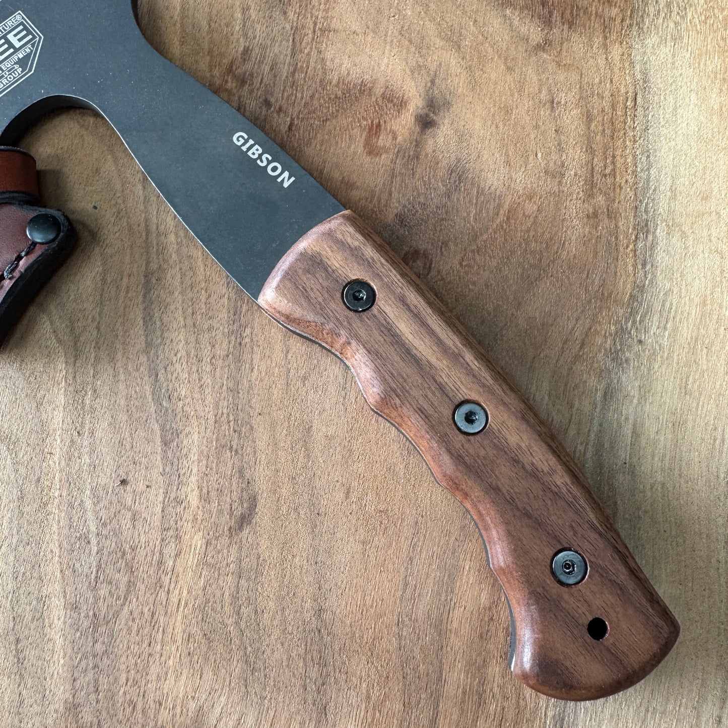 Walnut handles / scales for ESEE Gibson Axe