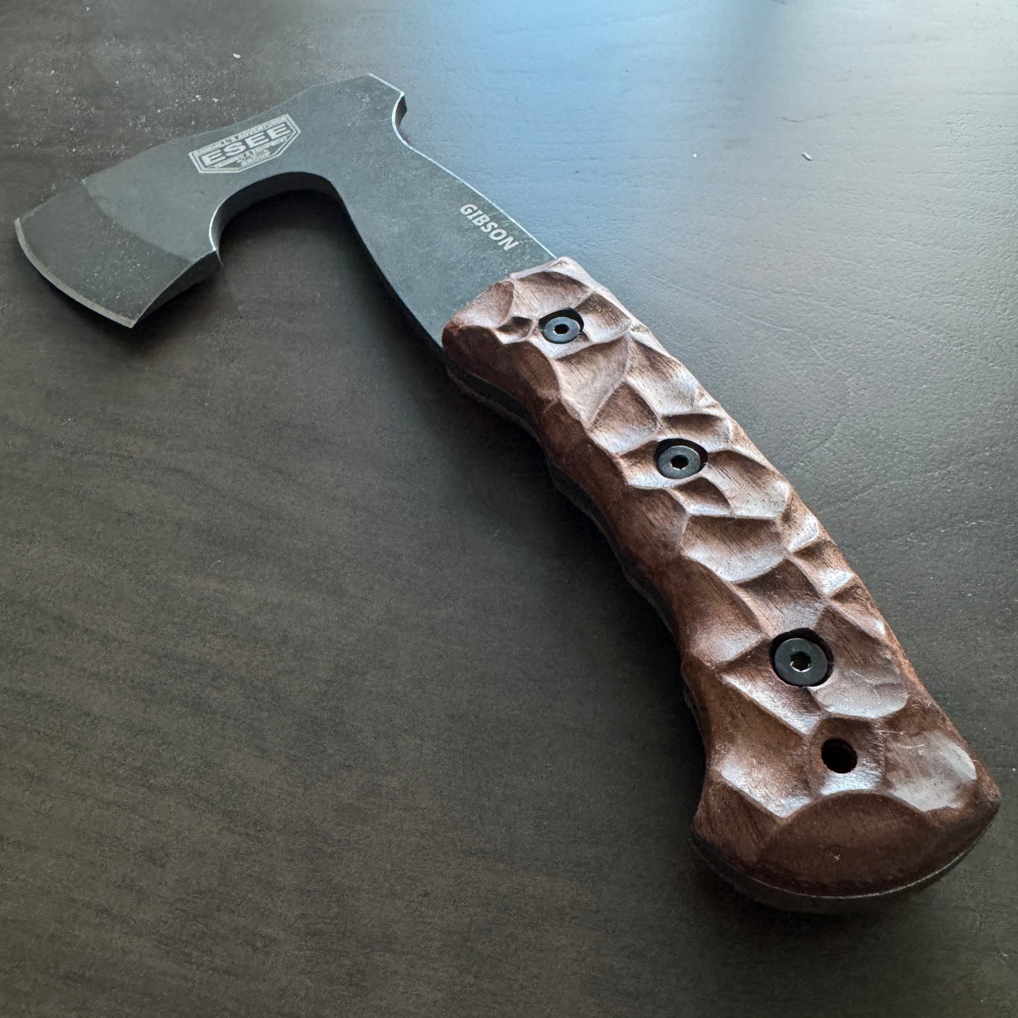 Royalcurl handles/scales for ESEE Gibson Axe