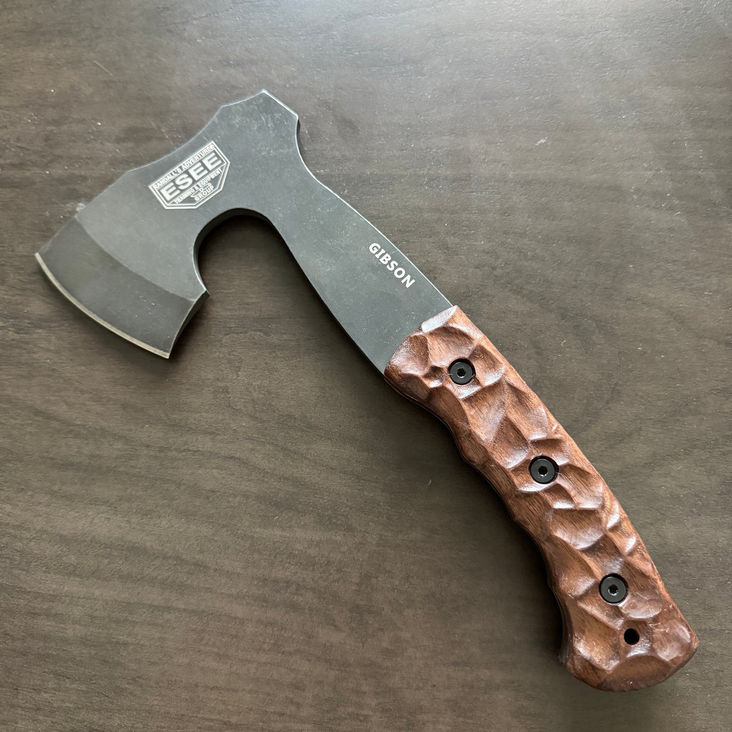 Royalcurl handles/scales for ESEE Gibson Axe