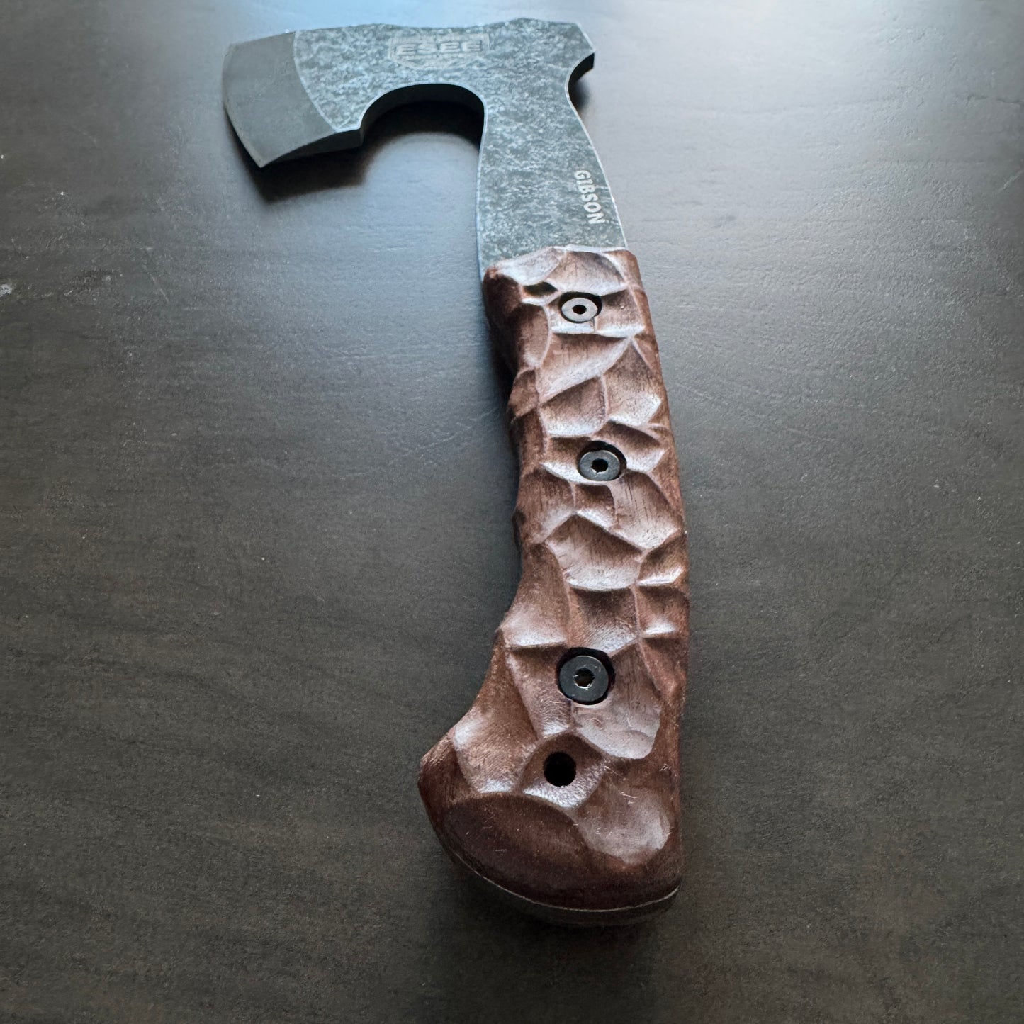 Royalcurl handles/scales for ESEE Gibson Axe