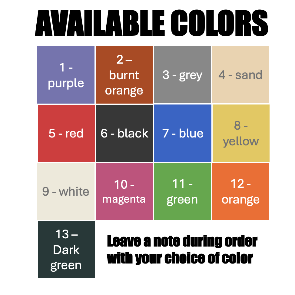 Various designs PLA handles / scales for Ka-Bar Jarosz Turok